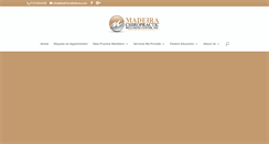 Desktop Screenshot of madchirowellness.com